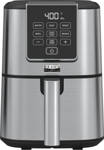 Bella Pro Series - 4-QT. Slim Digital Air Fryer - en acier inoxydable
