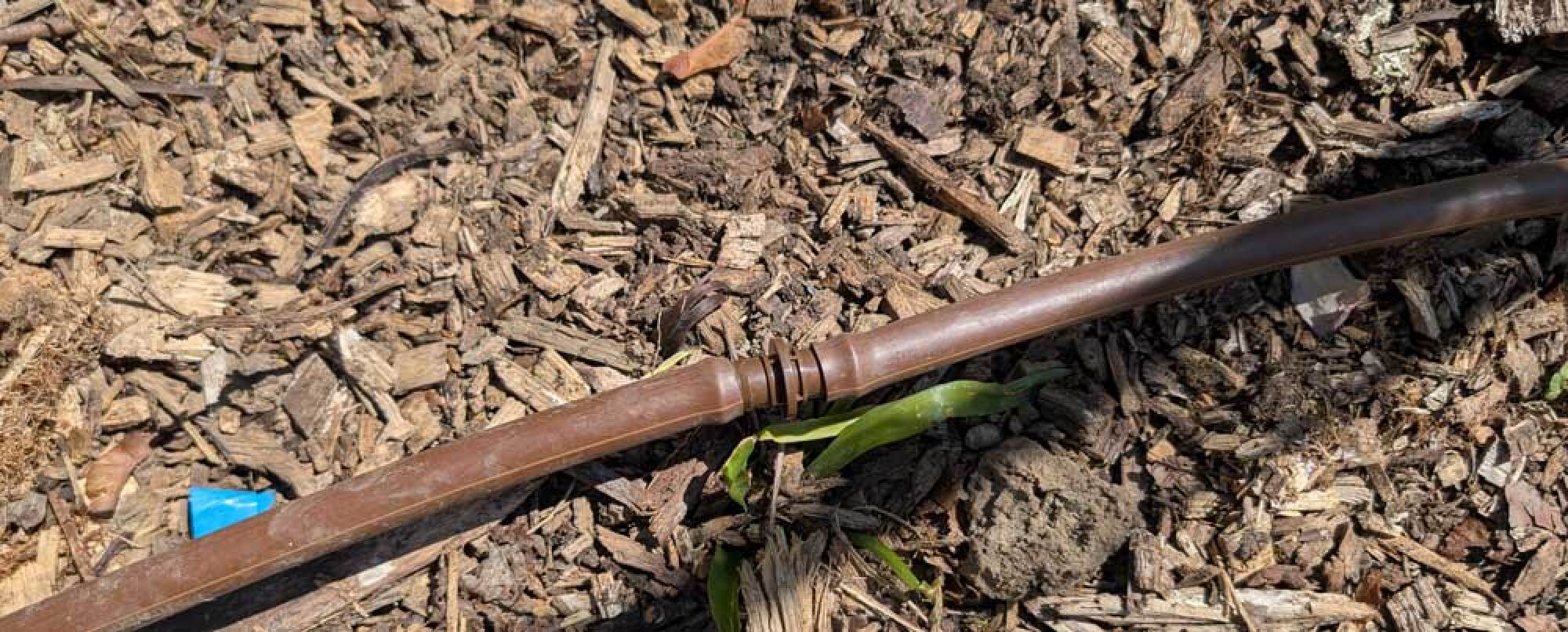 réparation de ligne d'irrigation