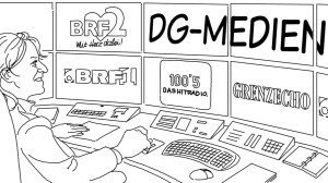 Caricature dg média normal