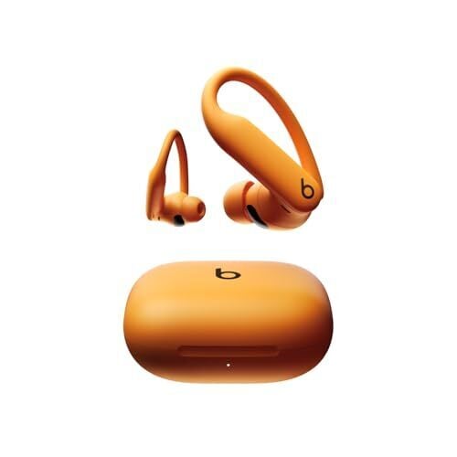 Beats Powerbeats Pro 2 Éditeurs Bluetooth sans fil - Annulation du bruit, moniteur de fréquence cardiaque, IPX4, jusqu'à 45H Battery & Charging Case, fonctionne avec Apple & Android - Orange électrique