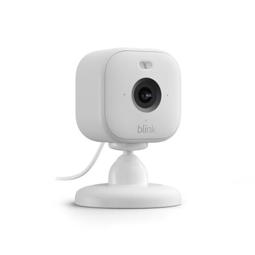Caméra HD sans fil intérieure clignote (blanc)