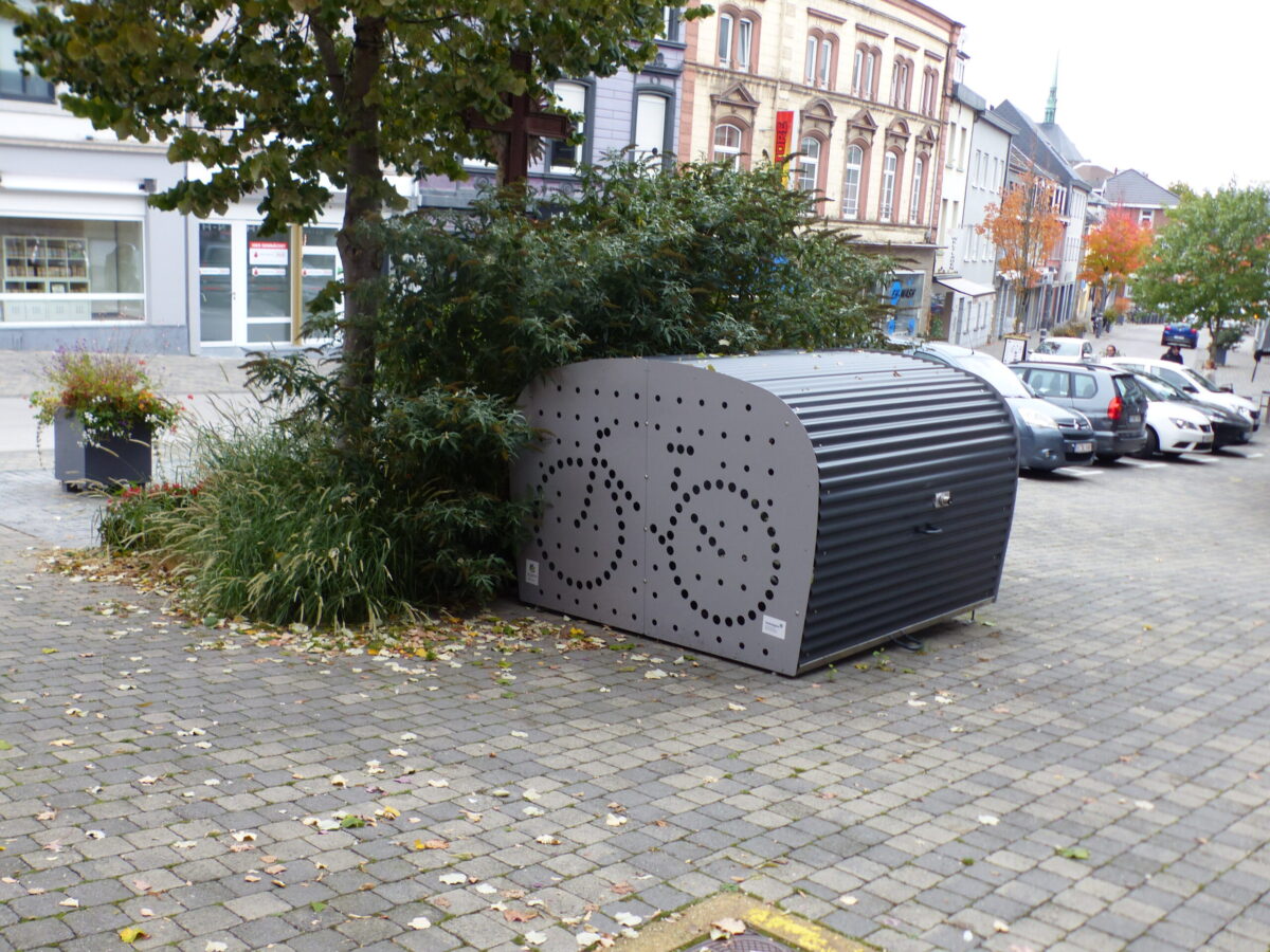 Les nouvelles boîtes de quart de vélo dans la zone urbaine d'Eupen sont toujours un projet de l'ancienne majorité