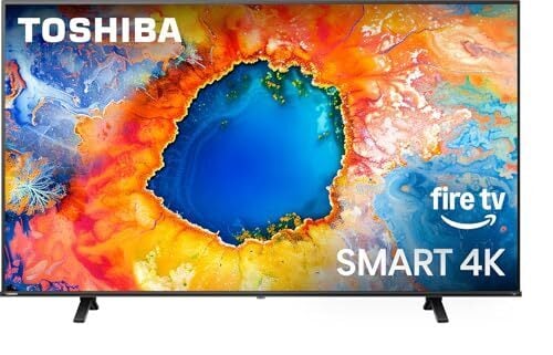 TOSHIBA Téléviseur intelligent Fire LED 4K UHD classe C350 de 75 pouces avec télécommande vocale et Alexa (75C350NU)