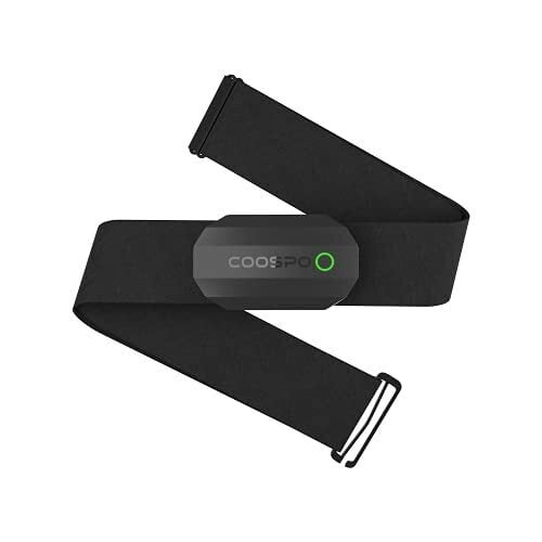 Moniteur de fréquence cardiaque avec sangle pectorale CooSpo H808S