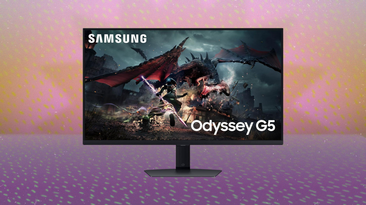 Ce moniteur de jeu Samsung Odyssey G5 coûte actuellement 250 $
