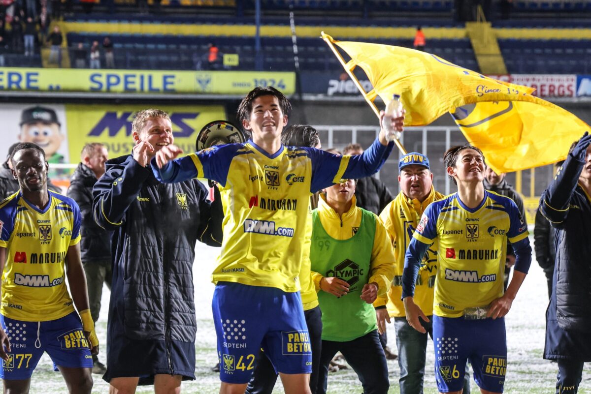 Le jaune et le bleu sont les couleurs du succès en Belgique : après l'Union St. Gilloise, St. Truiden VV fait sensation
