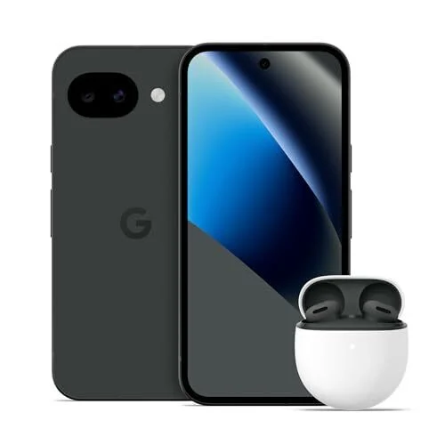Google Pixel 10a - Obsidienne - 128 Go avec pack Pixel Buds 2a
