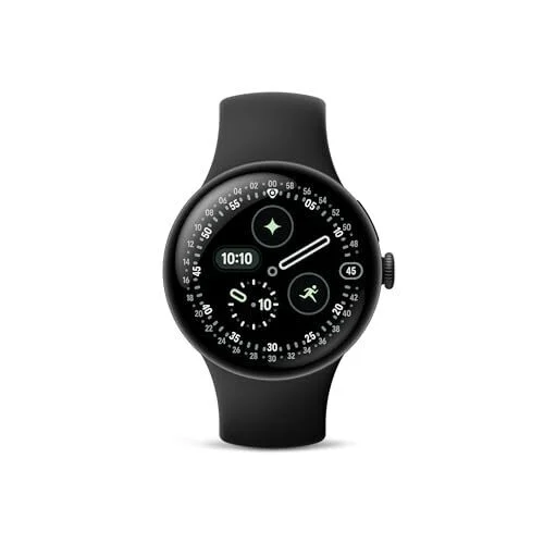 Google Pixel Watch 4 (45 mm, LTE, noir mat)