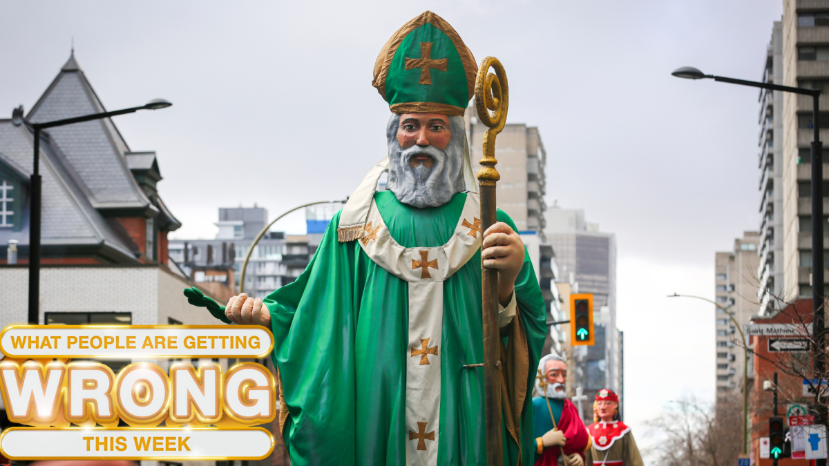 Ce que les gens se trompent cette semaine : les mythes de la Saint-Patrick