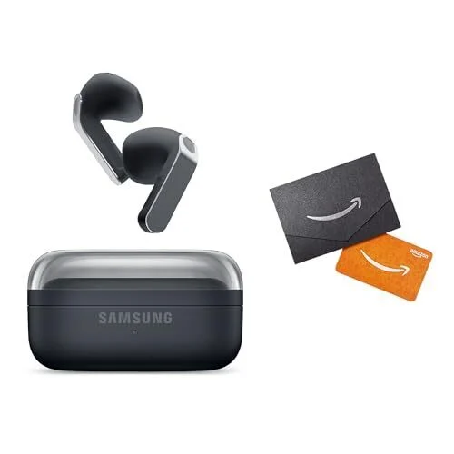 Écouteurs sans fil à réduction de bruit Samsung Galaxy Buds 4 AI + carte-cadeau Amazon de 20 $