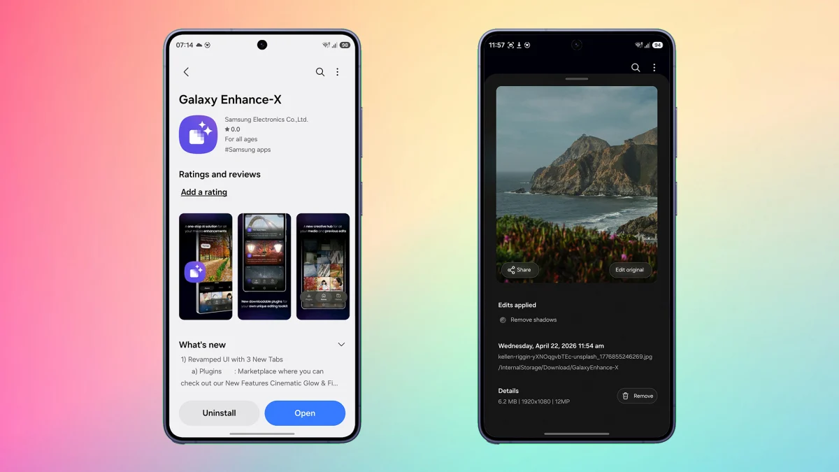 Galaxy Enhance-X est le meilleur outil d'édition de photos et de vidéos de Samsung