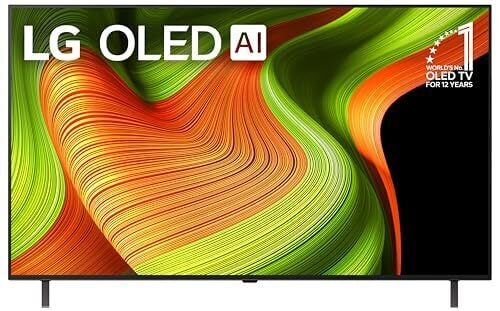 LG Téléviseur intelligent OLED AI 4K série B5 de 55 pouces avec Dolby Atmos, Dolby Vision, HDR10, AI Super Upscaling 4K, mode cinéaste, Wow Orchestra, Alexa intégré (OLED55B5PUA.AUSZ, 2025)