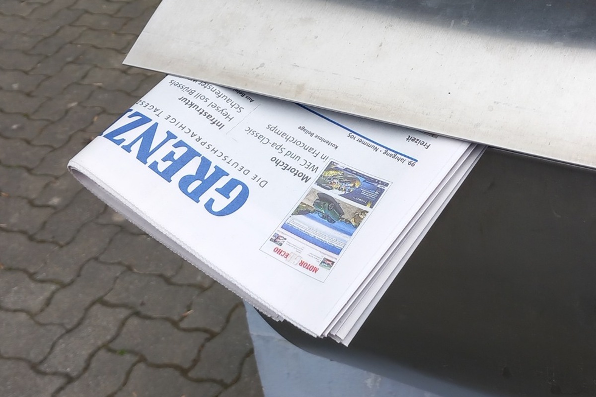 Même si les journaux imprimés n'ont pas d'avenir, la DG soutient la livraison du Grenz-Echo