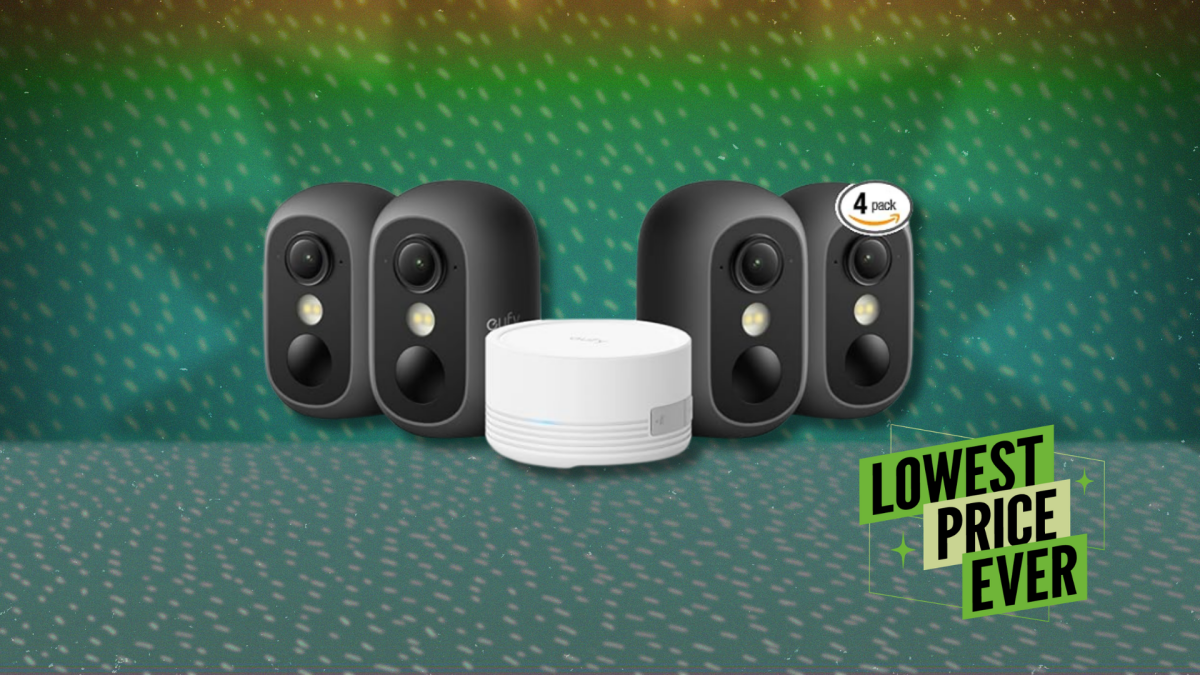 Ce kit de quatre caméras Eufy Security est à 43 % de réduction en ce moment
