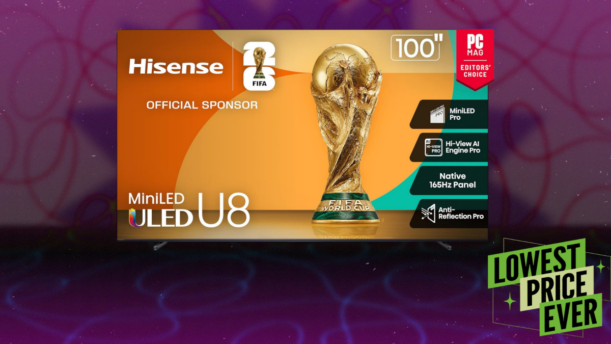 Ce téléviseur Hisense QLED de 100 pouces devient super lumineux et coûte 1 200 $ de réduction en ce moment