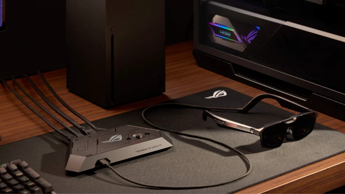 Vous pouvez désormais précommander les lunettes AR de jeu R1 de XReal (avec le ROG Control Deck)