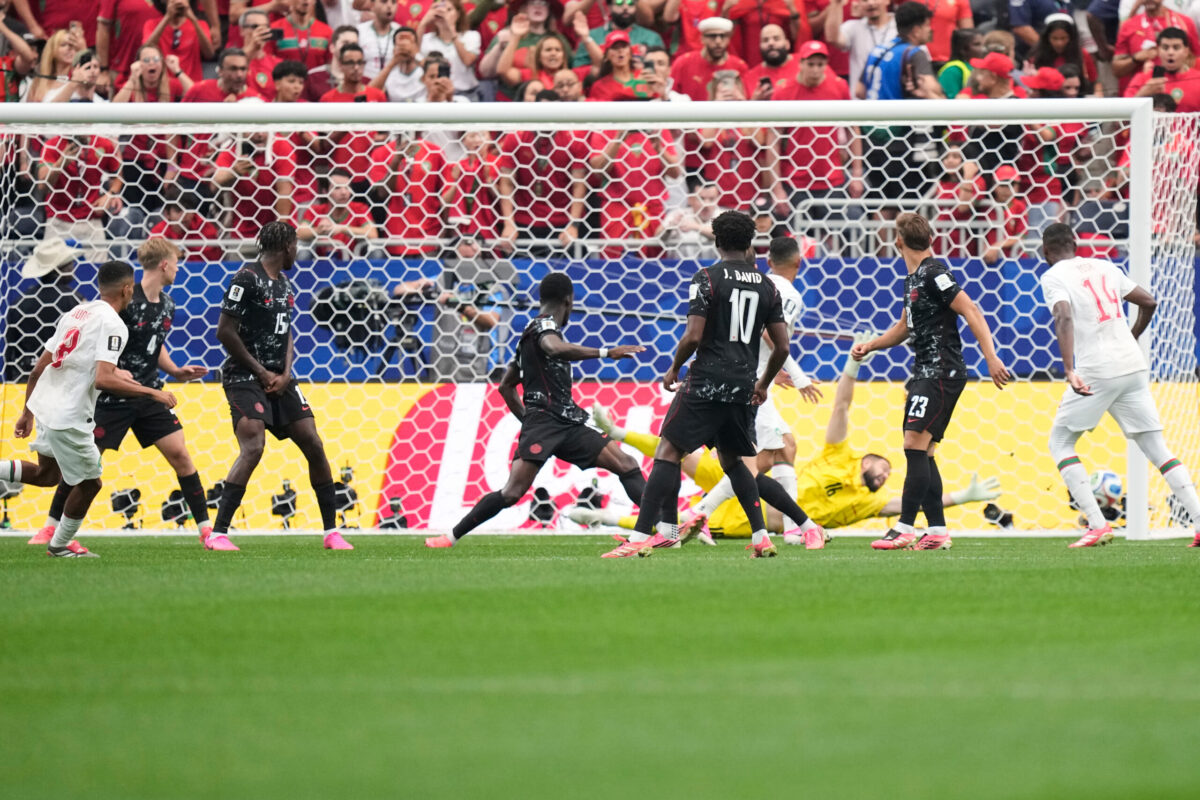 Le Maroc après 3-0 contre le Canada en quarts de finale de la Coupe du monde