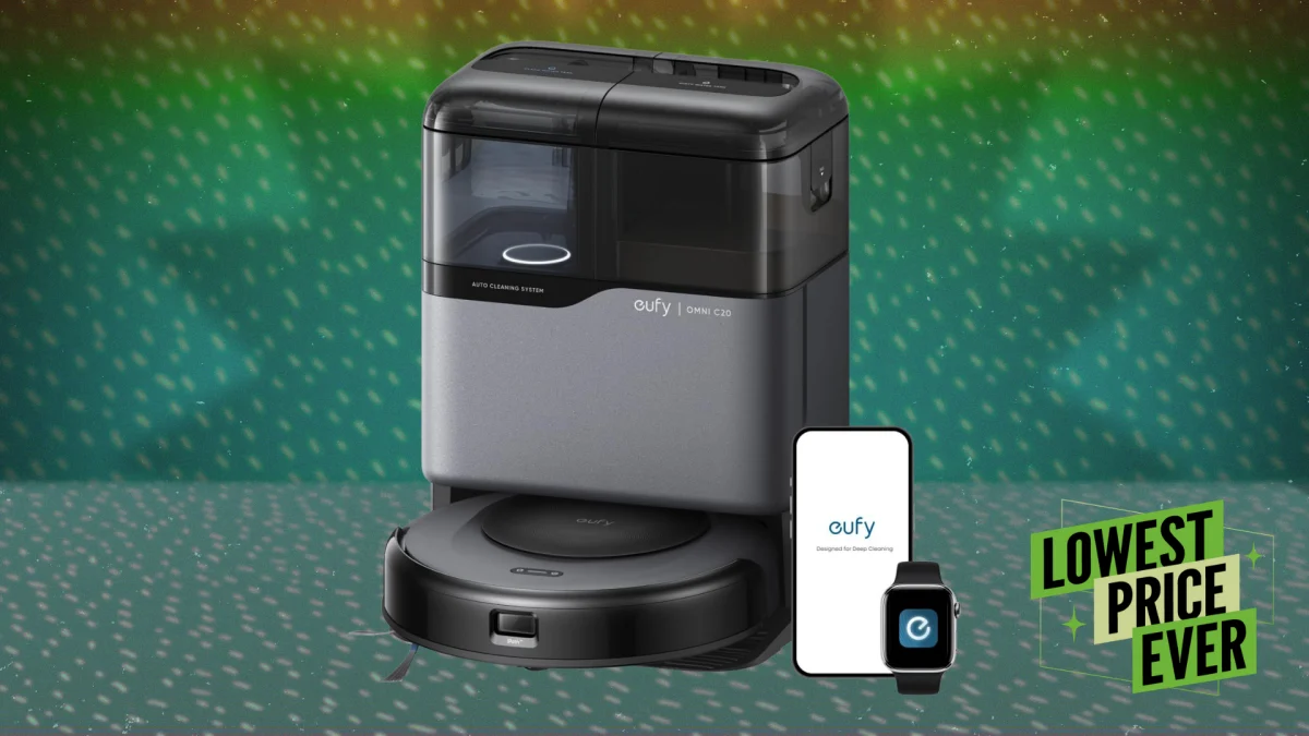 Ce combo aspirateur/vadrouille robot Eufy compact est à 210 $ de réduction en ce moment