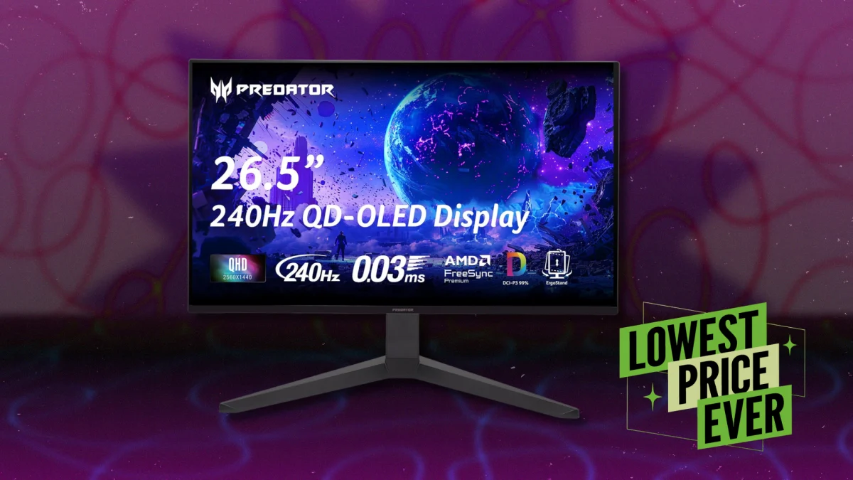 Ce moniteur de jeu Acer OLED est actuellement à plus de 200 $ de réduction