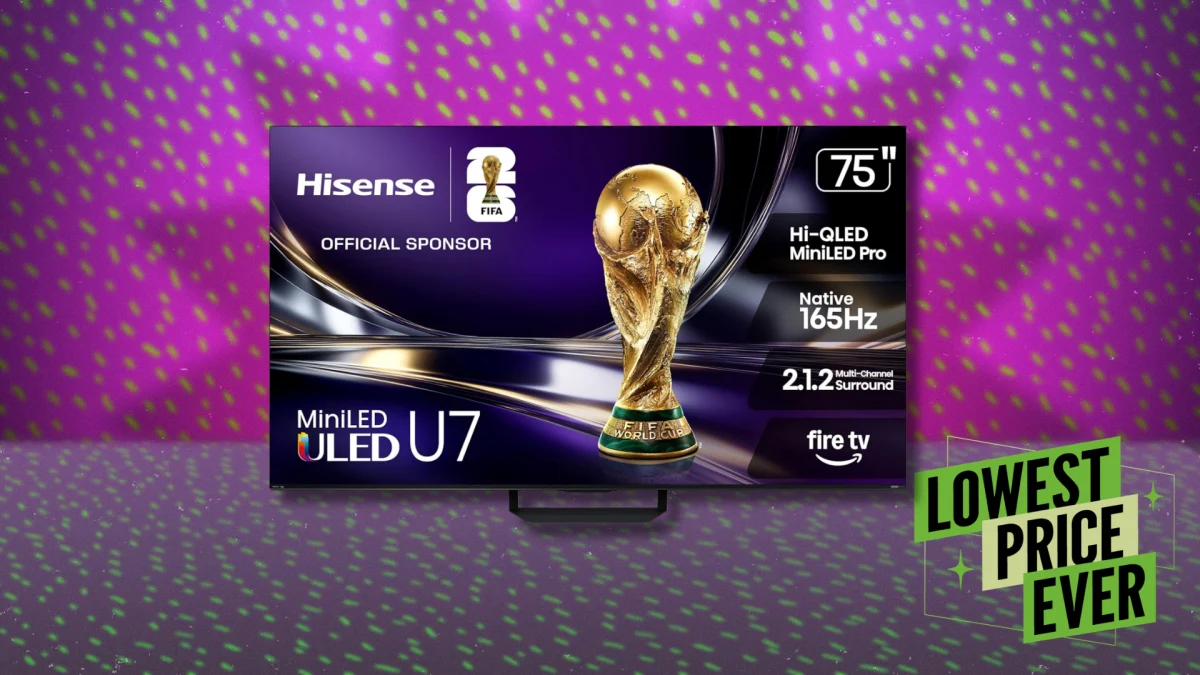 Cet énorme téléviseur Hisense U7 QLED est à 43 % de réduction, son prix le plus bas jamais vu