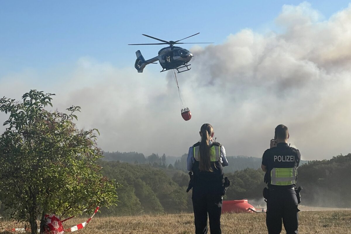 Il y a un incendie dans le Hürtgenwald (district de Düren) : 1 800 personnes sont évacuées
