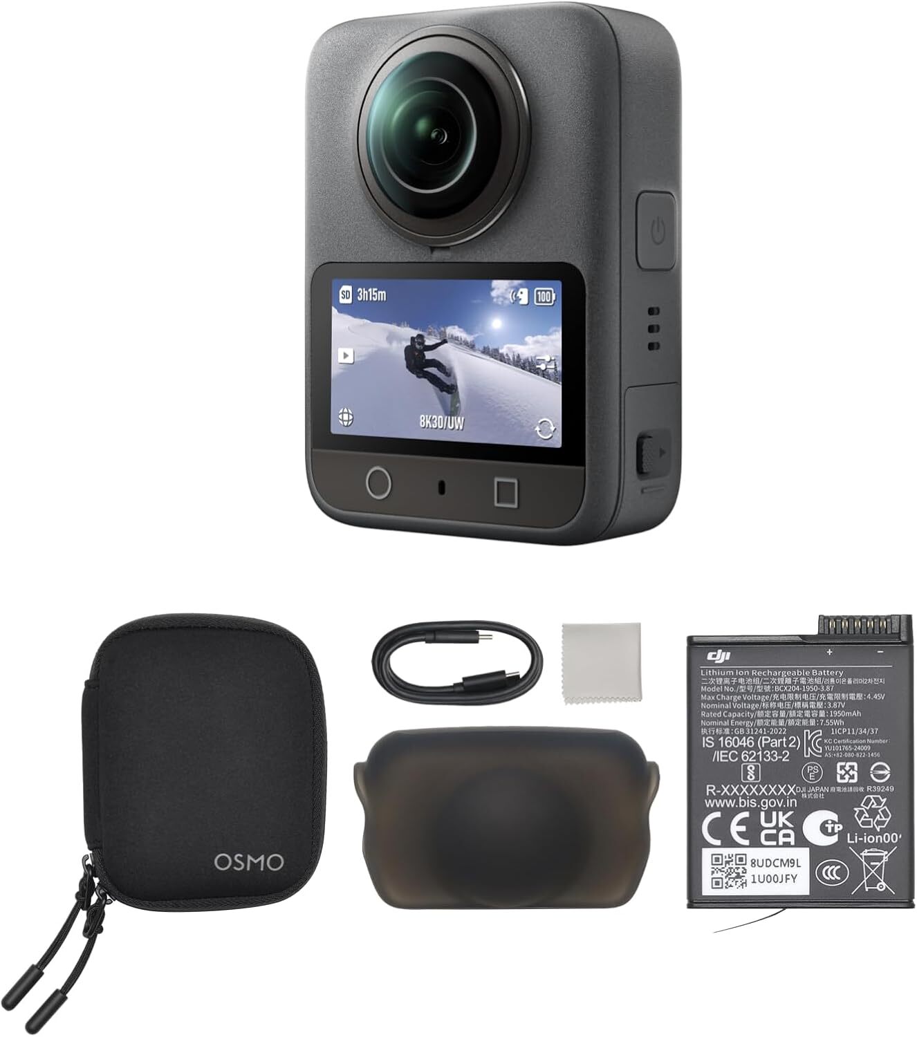 Caméra d'action combinée standard DJI Osmo 360