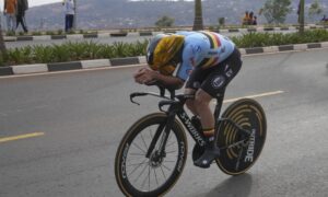 Remco Evenepoel champion du monde du contre-la-montre pour la 4e fois