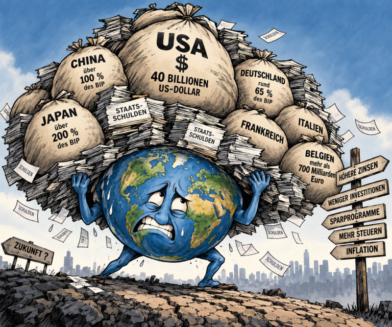 La dette nationale augmente partout dans le monde