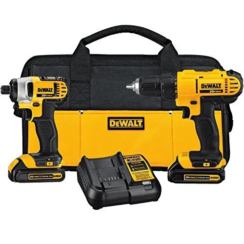 Kit perceuse et visseuse à percussion sans fil Dewalt 20 V Max